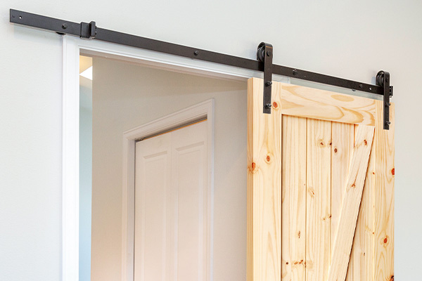 Barn Door Inside Home