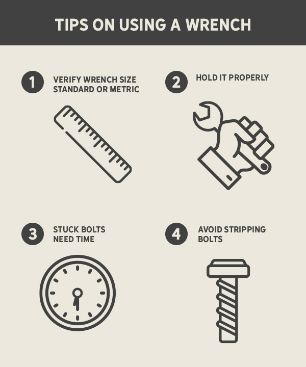 Tips for using a wrench